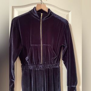 Blue Velvet Jumpsuit!